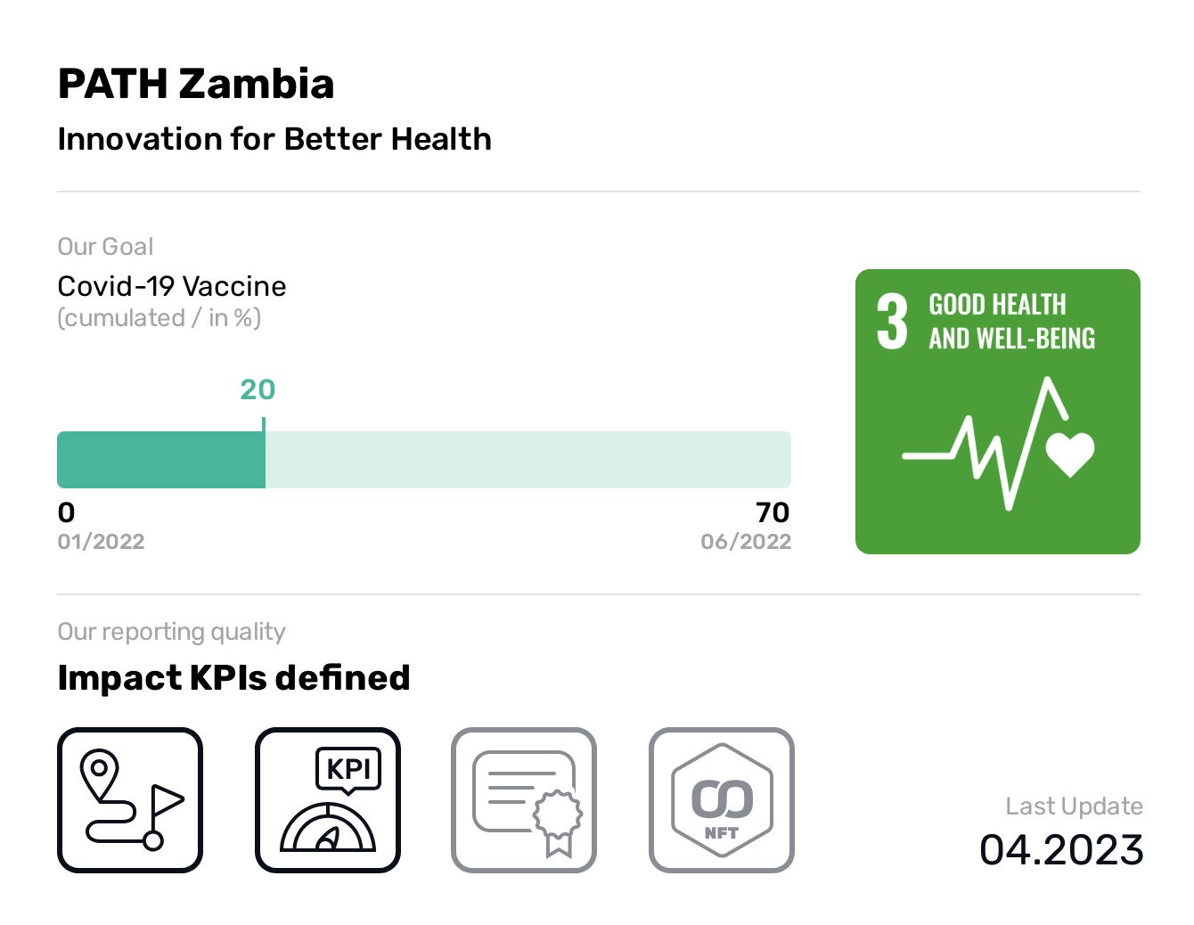  PATH Zambia, SDG 3, Covid-19 Vaccine,Good Health and Well-being, Innovation for Better Health, We improve the health and well-being of Zambians by collaborating with partners to develop and implement innovative, evidence-based solutions that address health challenges.
